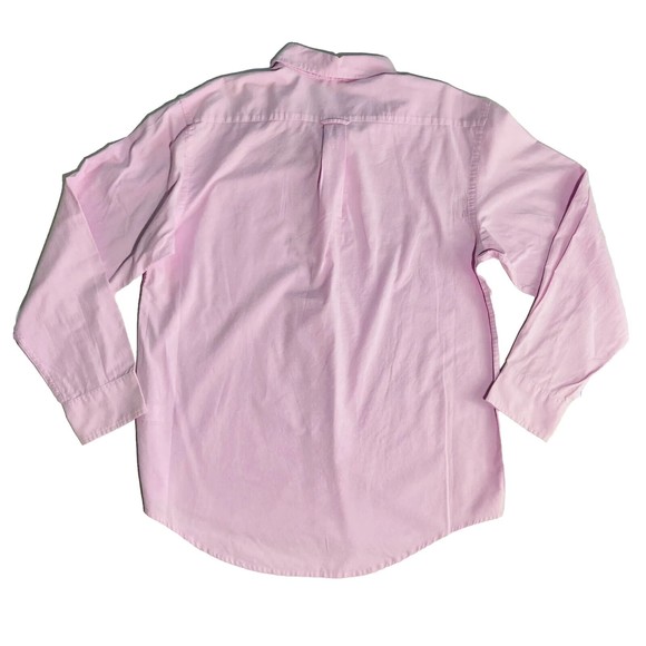 IZOD Saltwater Relaxed Classics Mens Shirt Size Large Pink Button Down Shirt - Picture 2 of 8